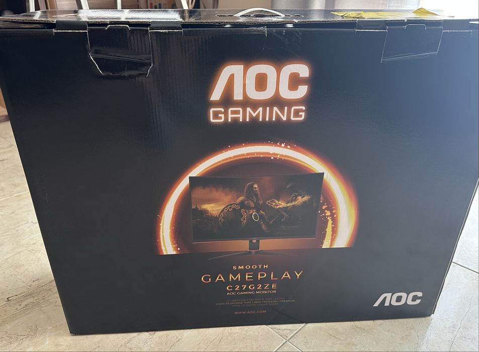 Monitor Gaming AOC C27G2ZE 27” Curvo 240Hz – Excelente Estado