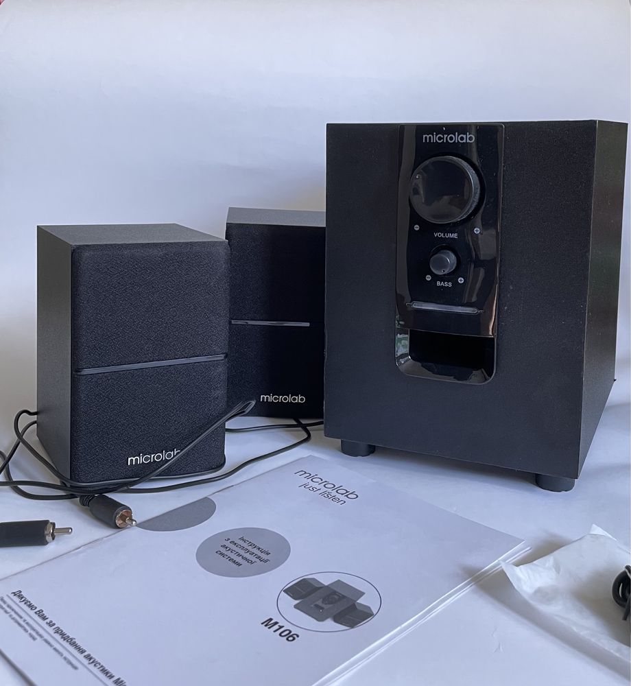 Колонки microlab just listen м106