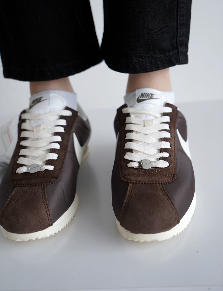 Nike Cortez Brown Cacao Wow Green Pink  Найк Кортез Женские