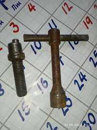 Винтовой ключ для погреба гаража М 12