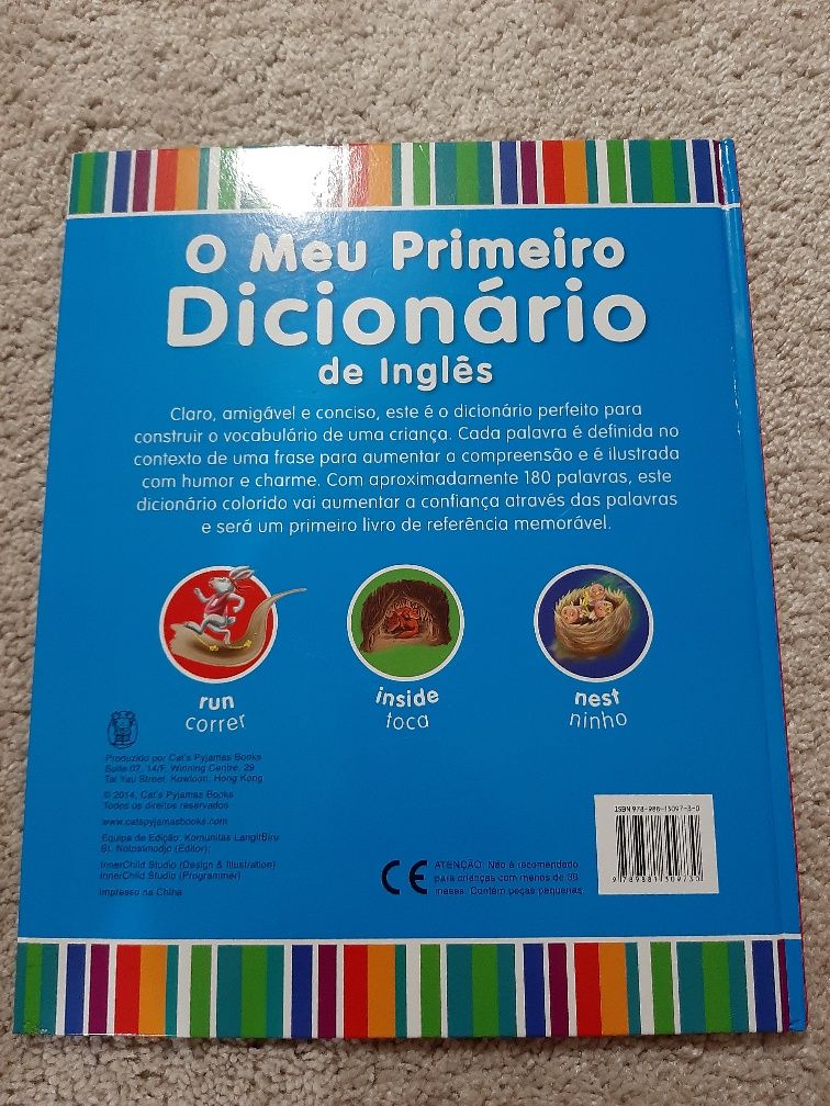 Primeiro dicionário inglês+cd