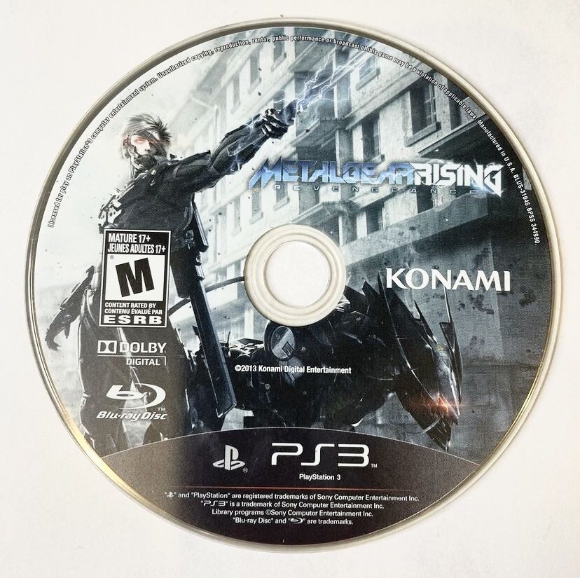 Metal Gear Rising Revengeance. Playstation 3. Нова.