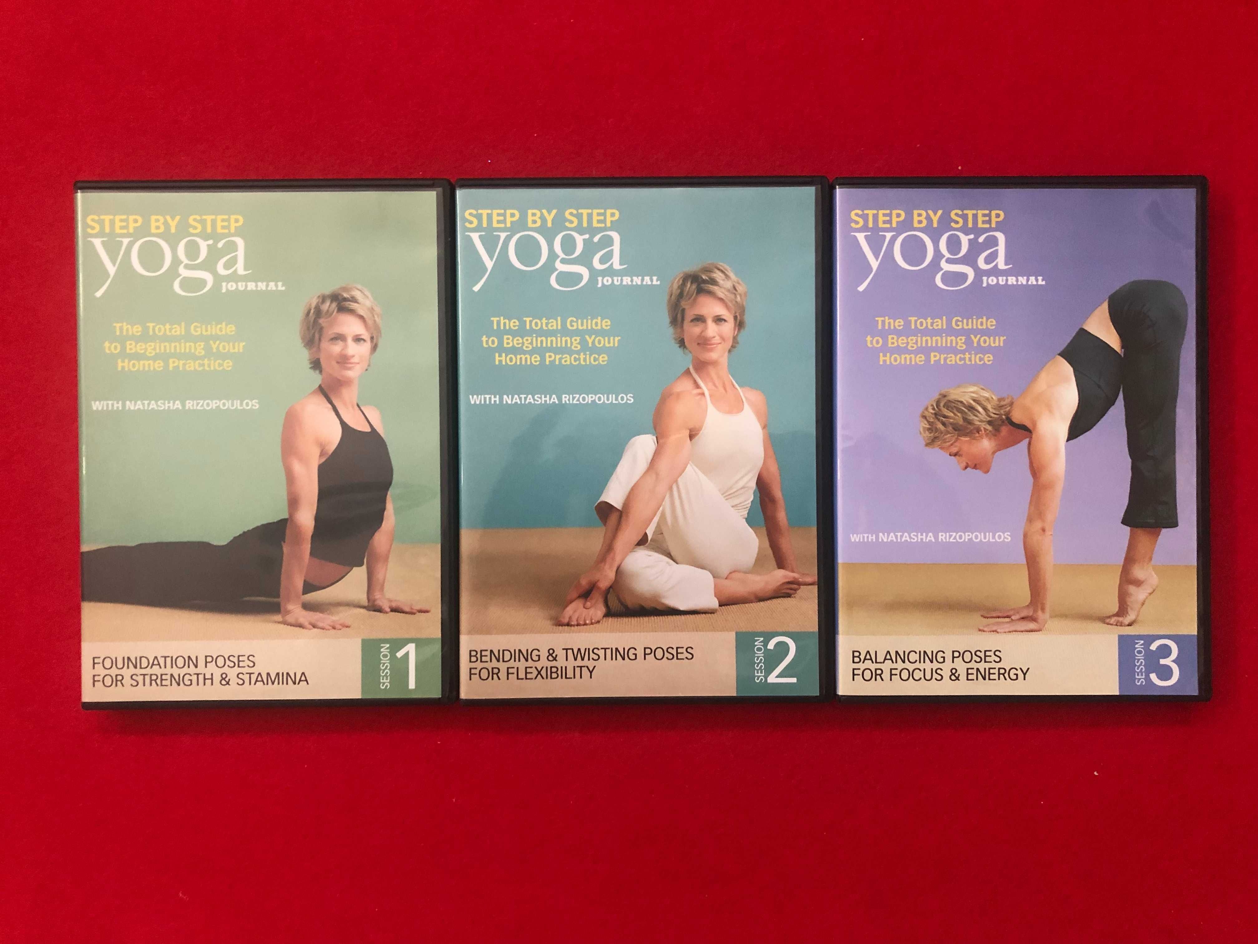 Step by Step Yoga Boxset 3 DVD's Natasha Rizopoulos