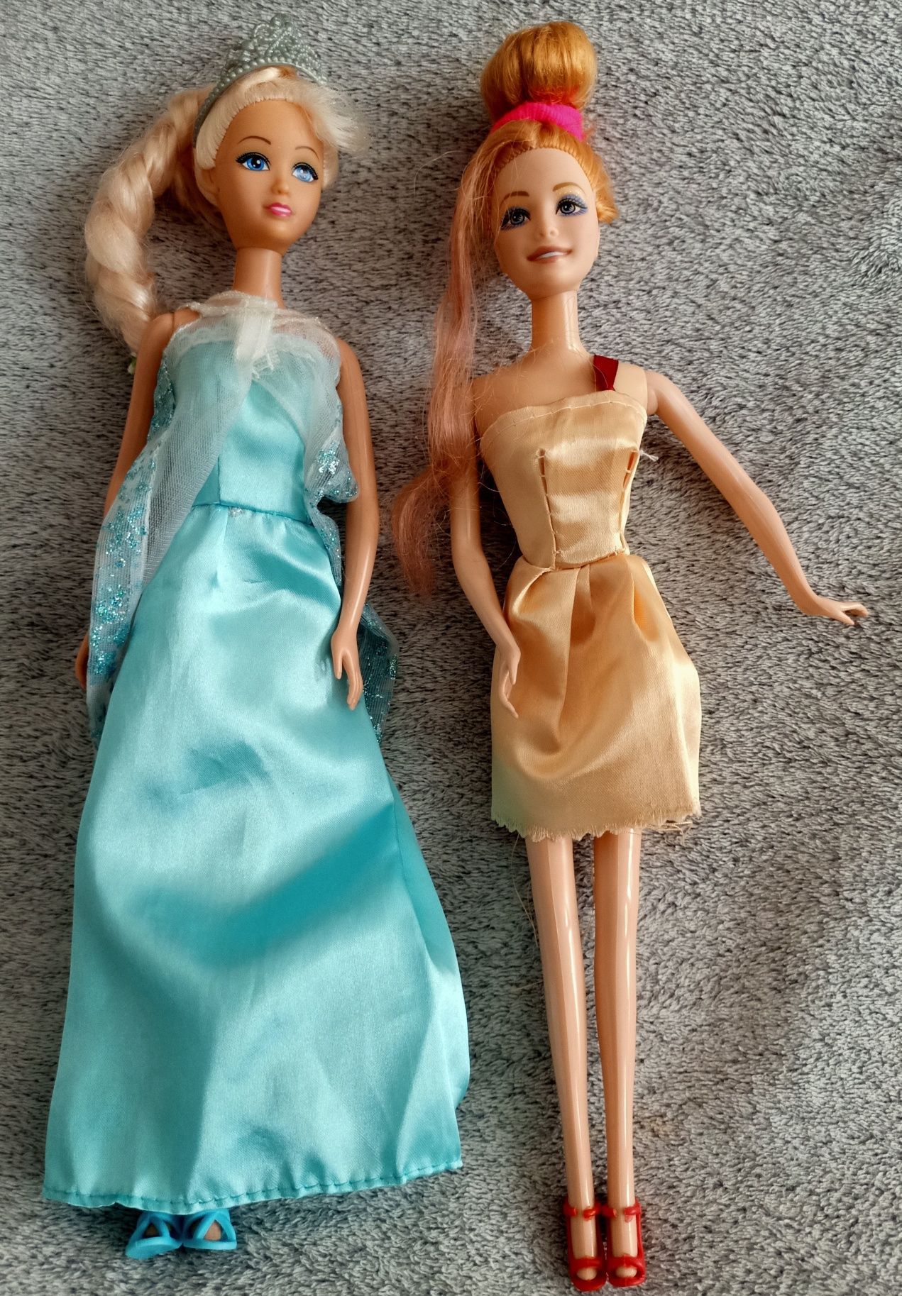 Zestawy zabawek lalki Barbie Mattel + dodatki sukienki, buciki, koń