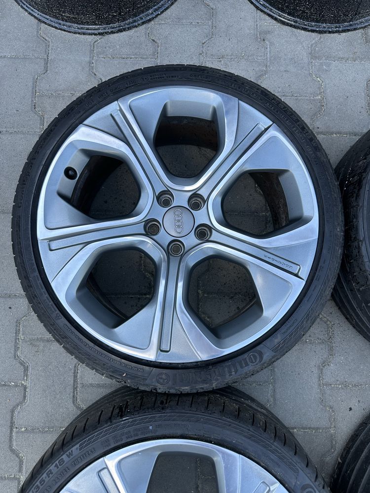 7,5jx19 5x100 et39,5 225/35r18 audi oryginal komplet z oponami