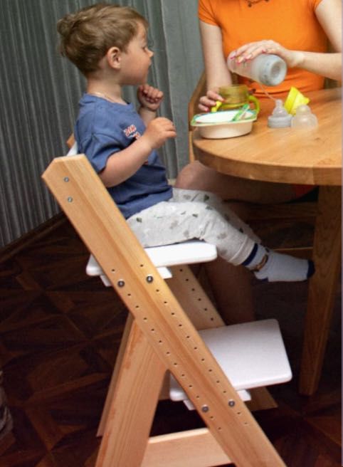 трансформер стульчик детский для кормления деревянный растущий в школу