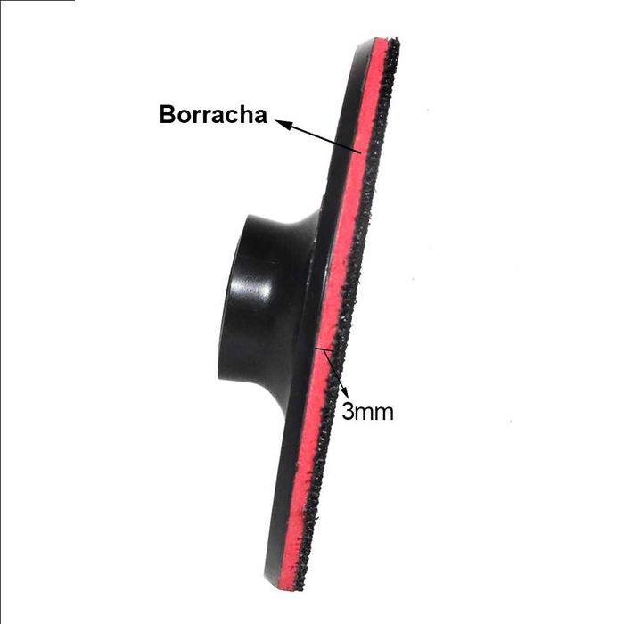 Prato de Suporte de 125mm com Velcro