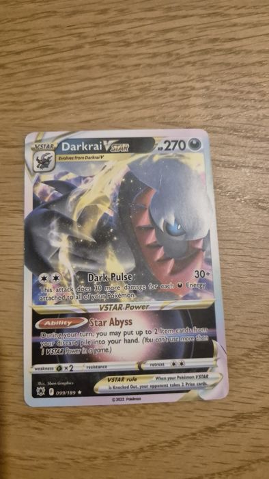 Karta VSTAR Darkrai Pokemon