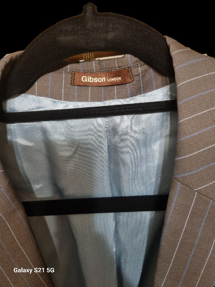 Nowy Klasyczny Jakosc virgin 100% welna garnitur marki Gibson London