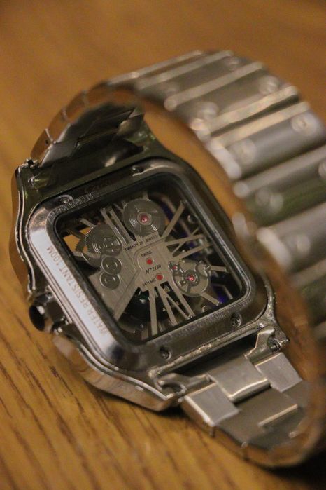 Relógio Cartier Santos Skeleton