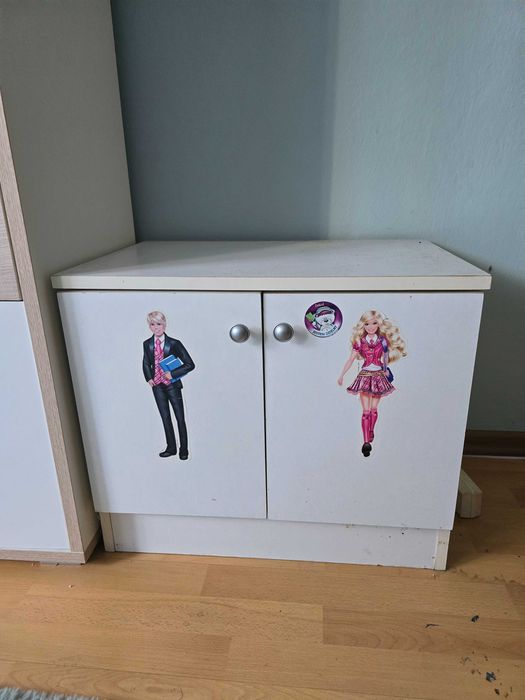 Szafka biała pokój dziecięcy stan db