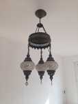 Lampa sufitowa 3 klosze#mozaika szklana