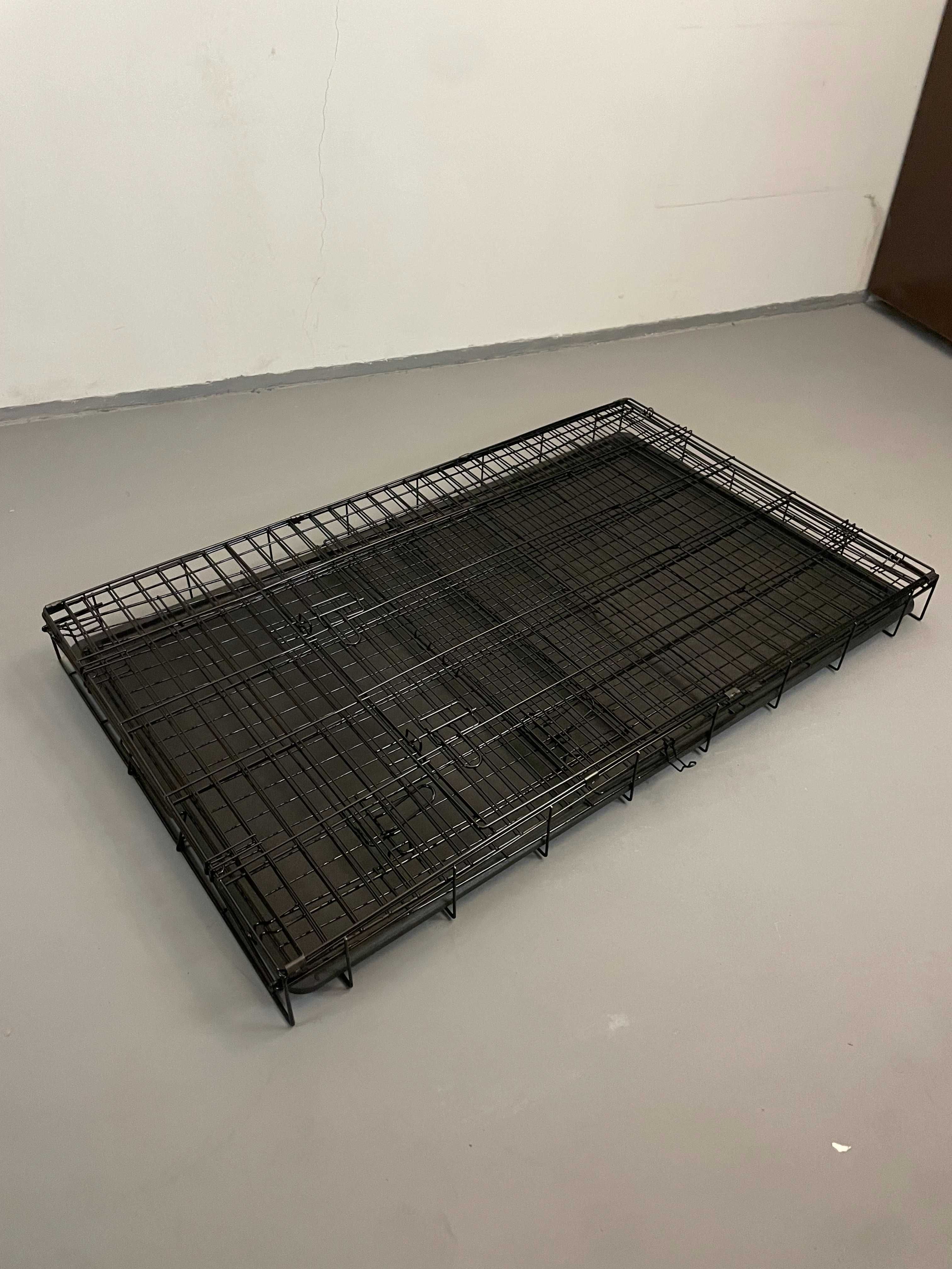 Klatka kennelowa dla psa DUŻA solidna 3XL transporter 121x74x82 cm
