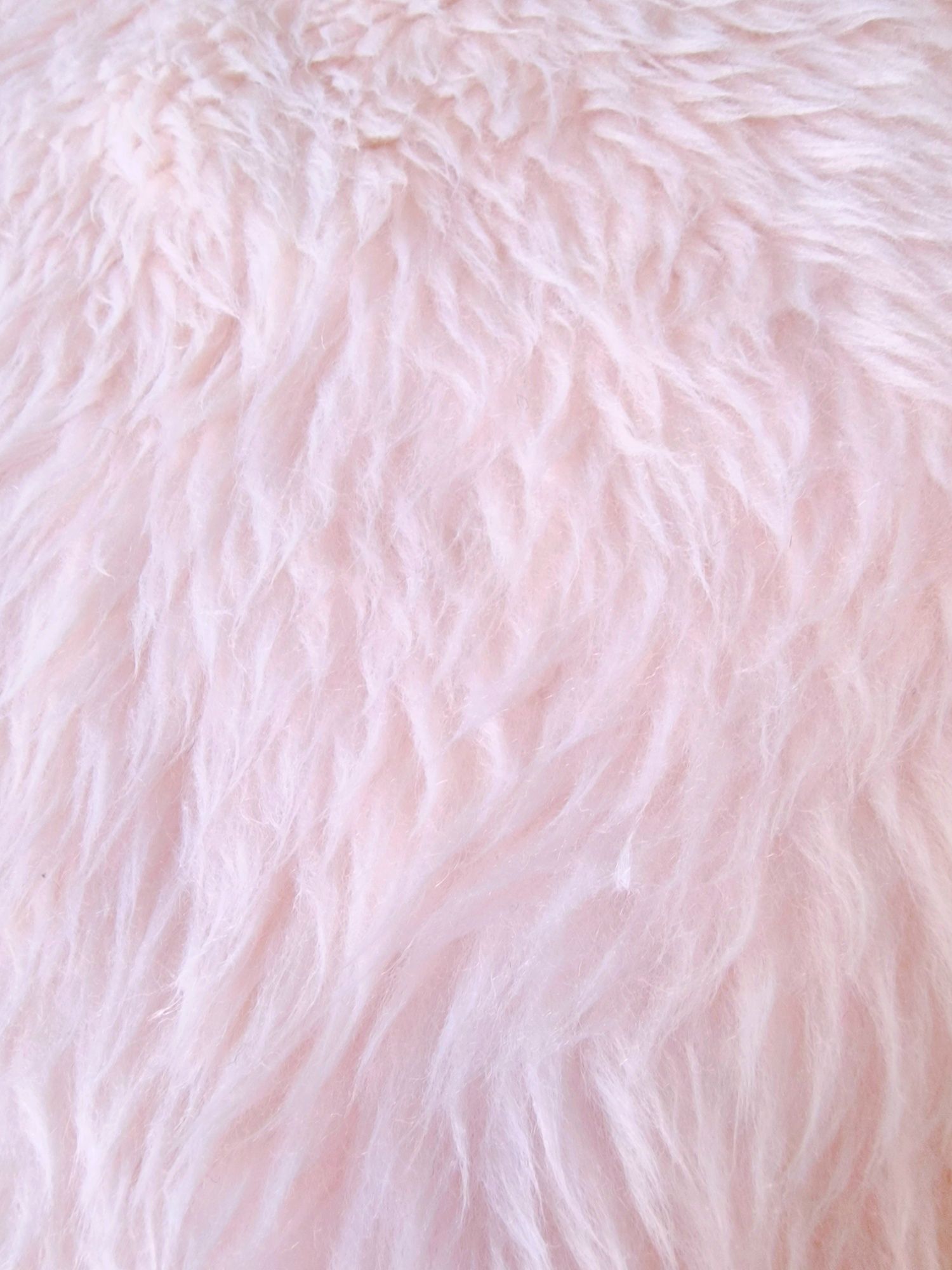 Tecido de Pelúcia Pêlo Sintético Artificial Rosa Claro Cosplay Costume
