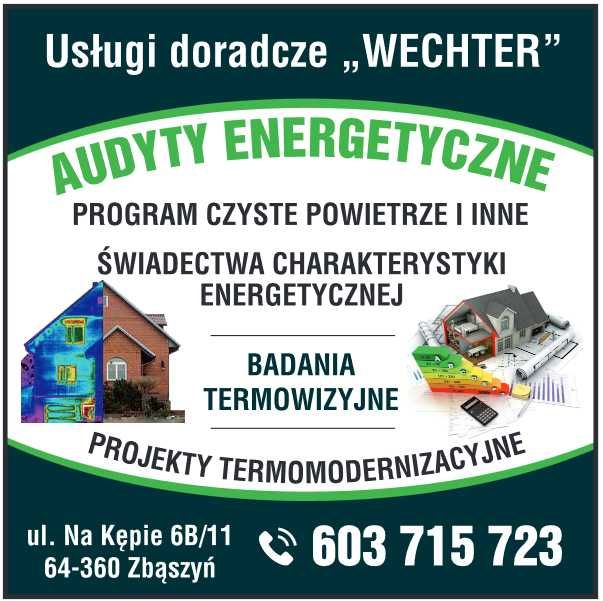 Audyt energetyczny, świadectwo charakterystyki energetycznej