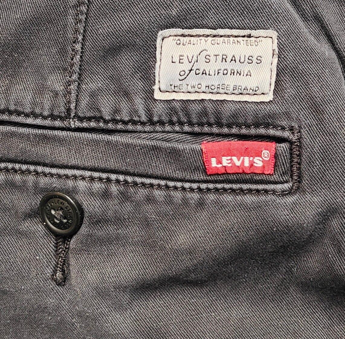 Wr) LEVIS oryginalne spodnie materiałowe chino Roz.33/32