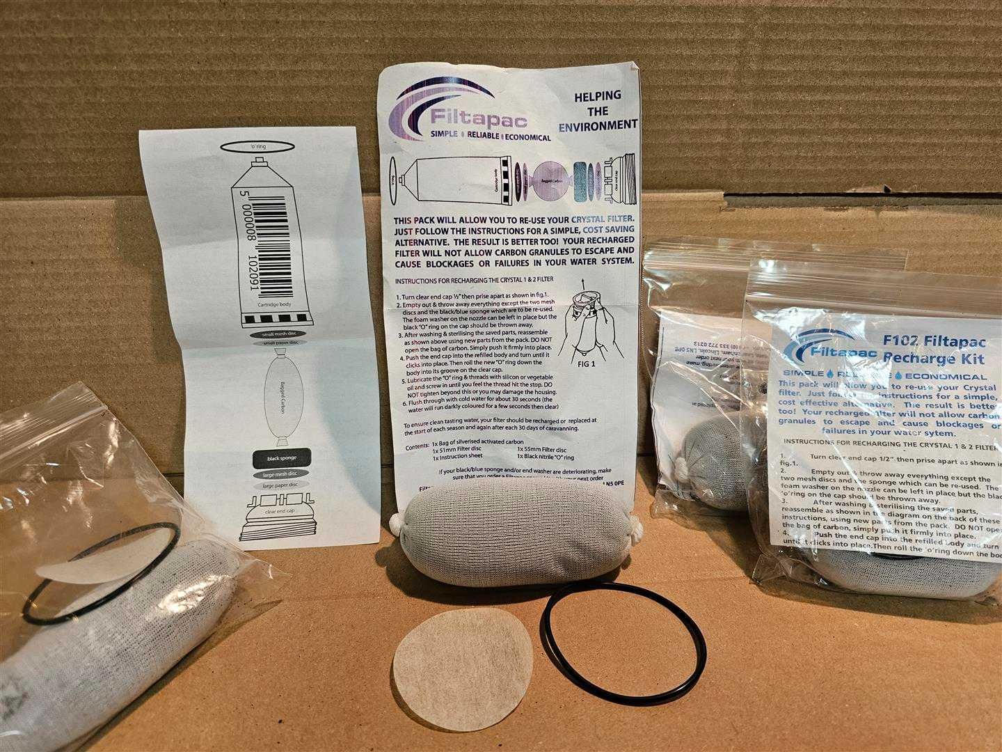 filtr do wody przyczepy kempingowej angielskiej TRUMA - wkład