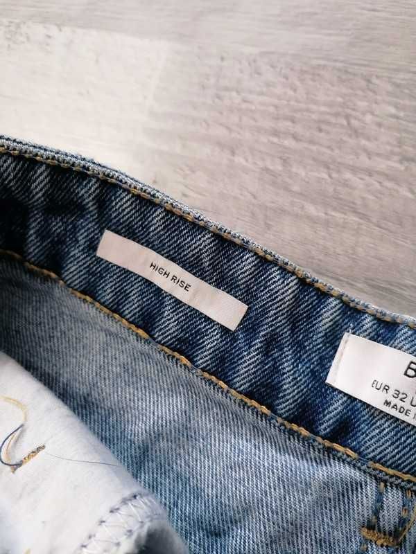 Spódniczka spódnica jeansowa dżinsowa krótka bershka XXS 32 vintage