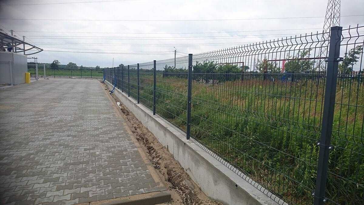 Ogrodzenie Panelowe wysokość 153 cm komplet, montaż i dostawa