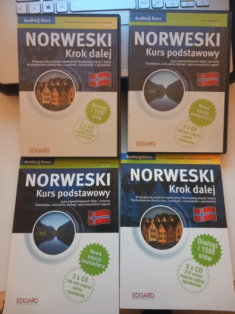 Edgard Kurs języka norweskiego, kurs podstawowy oraz krok dalej