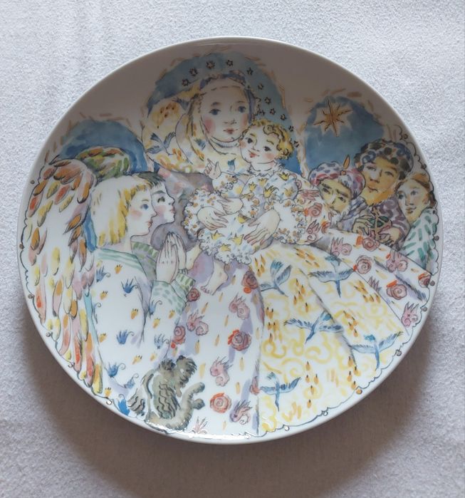 Prato "Coleção Natal" Vista Alegre, Ano 2018