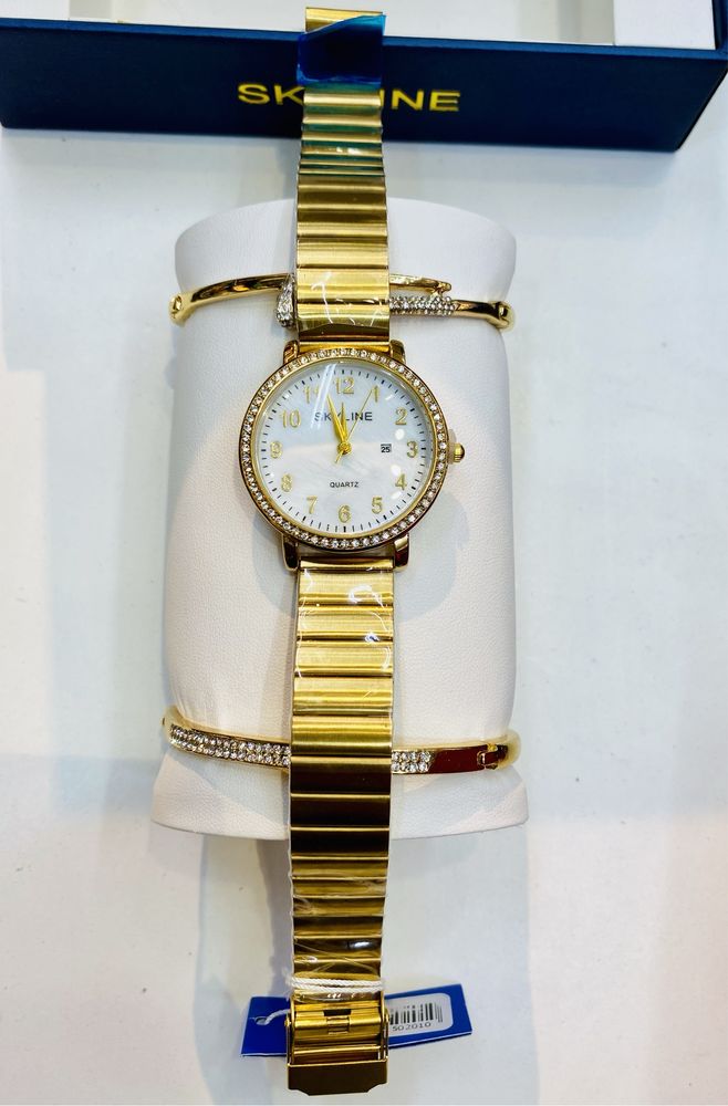 Reloj conjunto pulseira para mulher