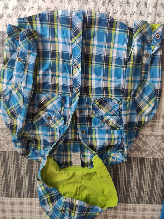 Bluza dres koszula dziecięca z kapturem Quechua 105/114 ok 5 lat