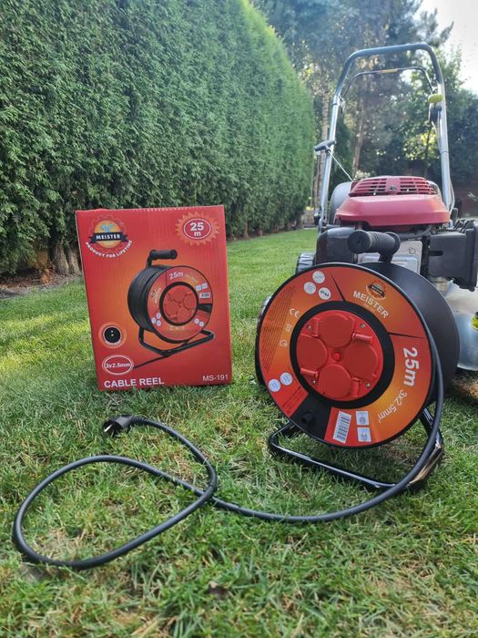 Przedłużacz bębnowy Krischner 25m – solidny i wygodny