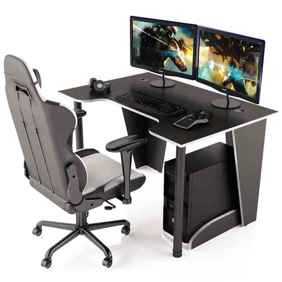 Современный Компьютерный стол COMFORT XG12, Стильный Геймерский стол