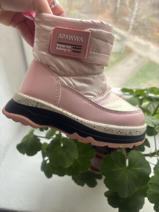 Зимові чоботи, зимние сапоги, чобітки на дівчинку