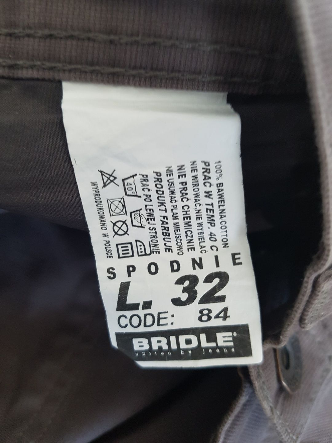 Spodenie bawełniane Bridle L32