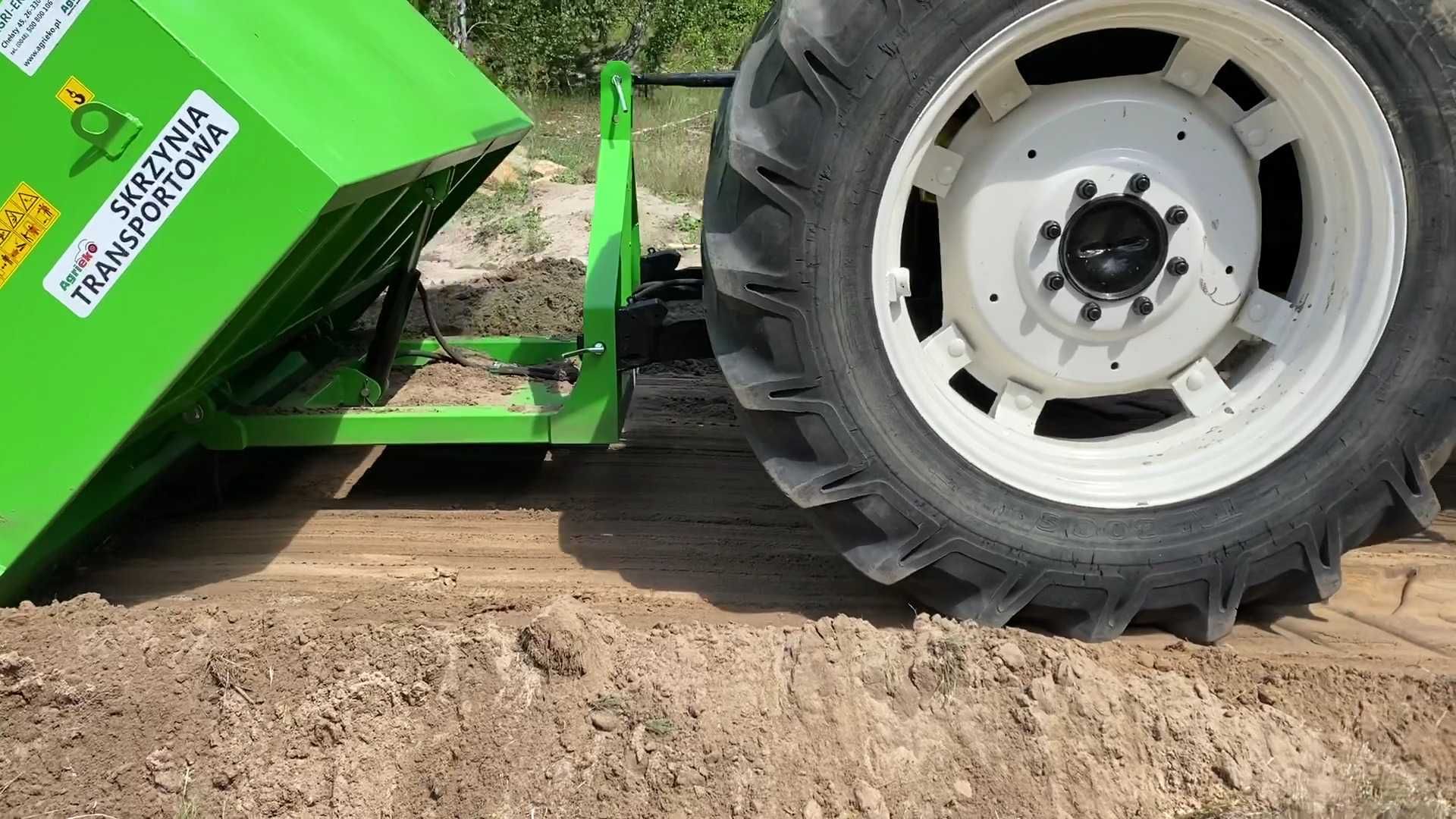 Siłownik Dwustronnego Działania - Skrzynia Transportowa do Ciągnika