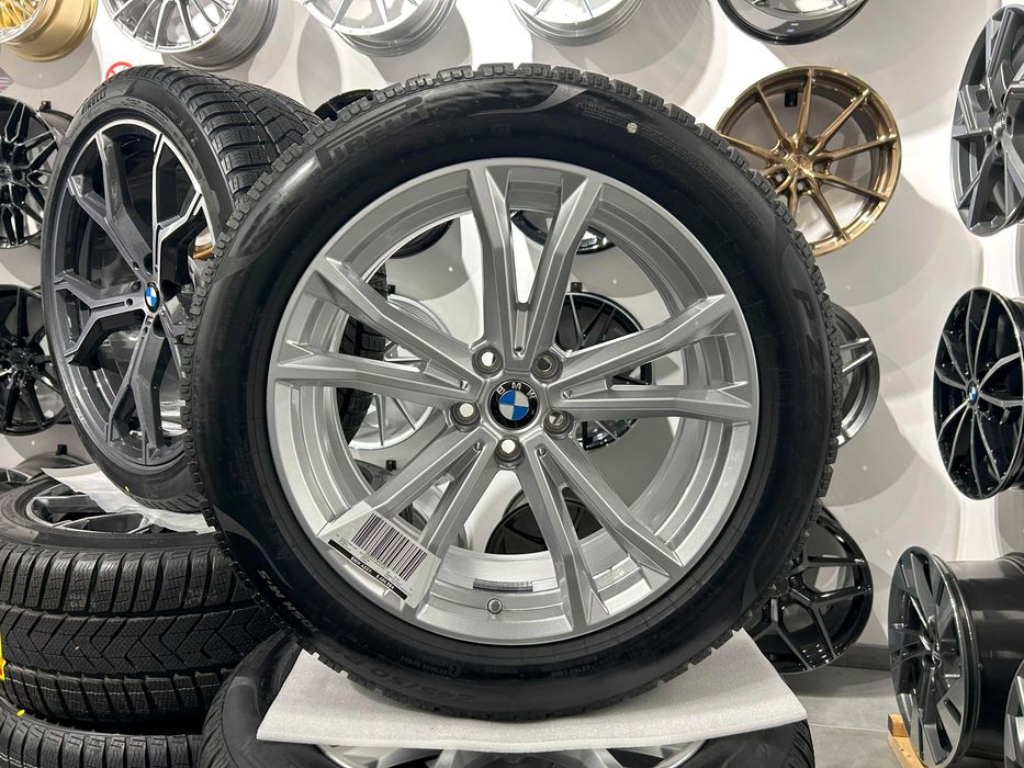 Oryginalne koła zimowe BMW 19 5x112 G01 G45 X3 G02 X4 Pirelli 245/50