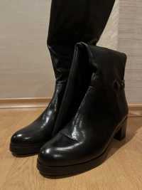 жіноче тепле взуття vitto rossi, чорне 39 розмір в шикарному стані