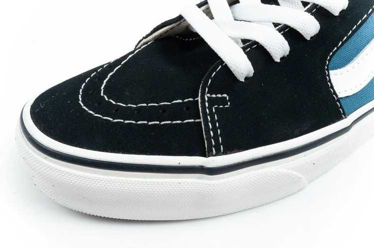 Vans Sk8-Hi sportowe damskie trampki skóra modne niebieskie r. 34,5-43