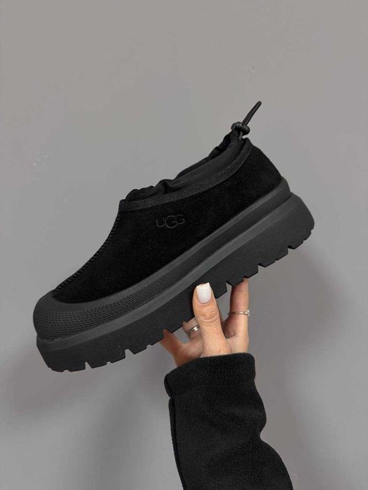Угги UGG Tasman Weather Hybrid Slipper Black / уггі Тасман Везер чорні