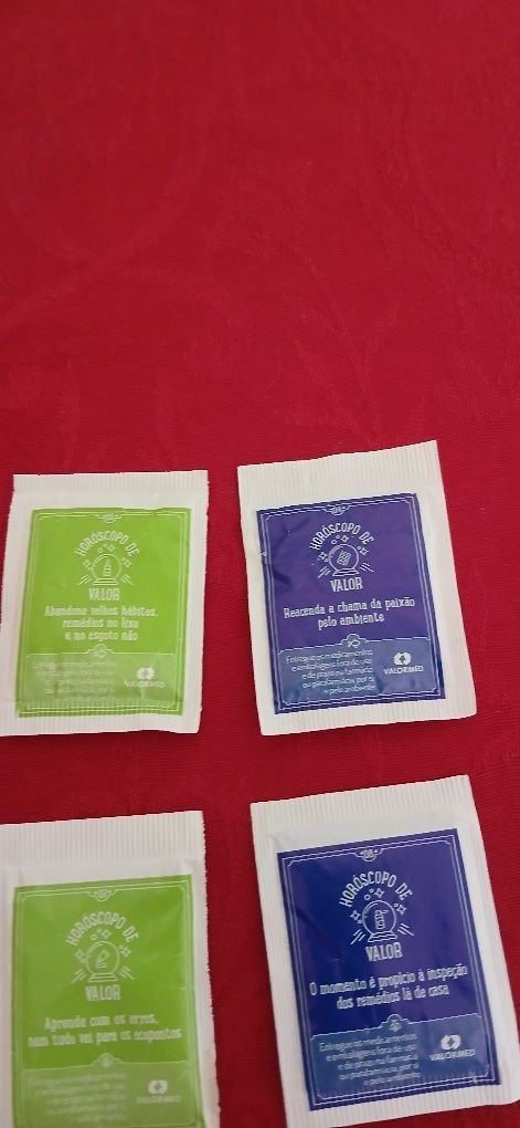 Pacotes de açúcar Valormed