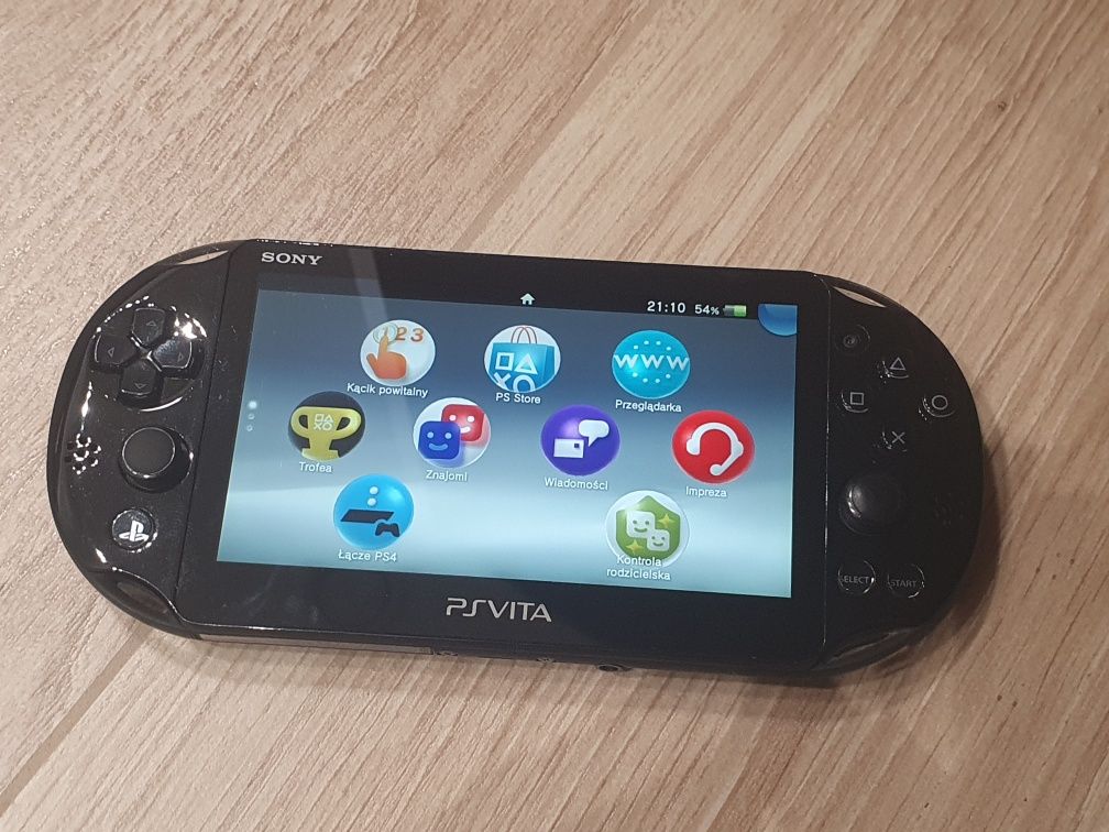 Konsola Psvita sony Ps vita PCH-2016 slim przerobiona henkaku