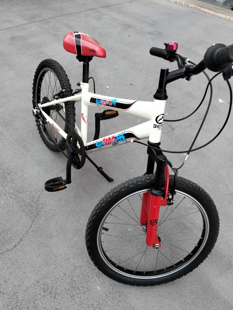 Bicicleta roda 20 com suspensão