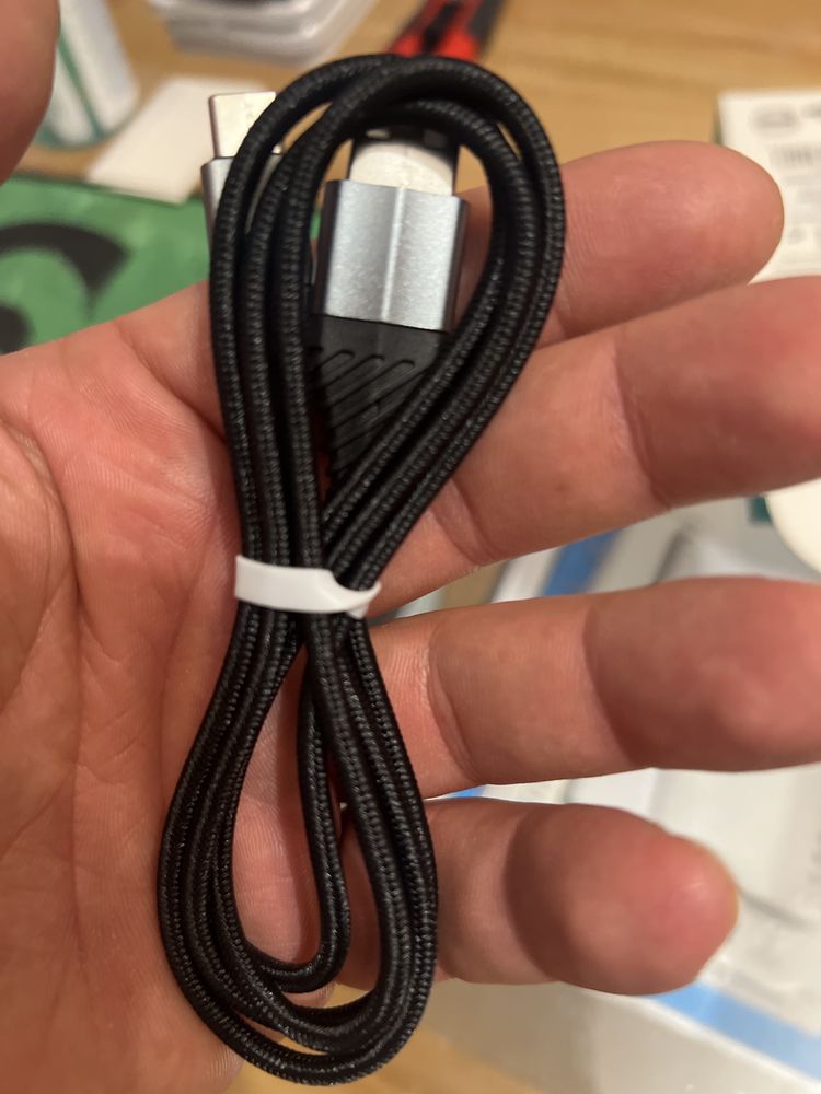 Kabel USB - do USB -C sznurowadło 3A data wytrzymały