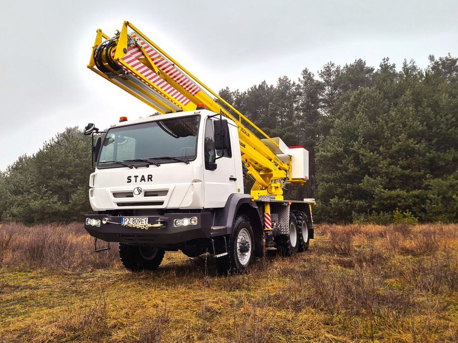Star 266 MAN 6x6 Modernizacja Podnośnik koszowy BUMAR P-184