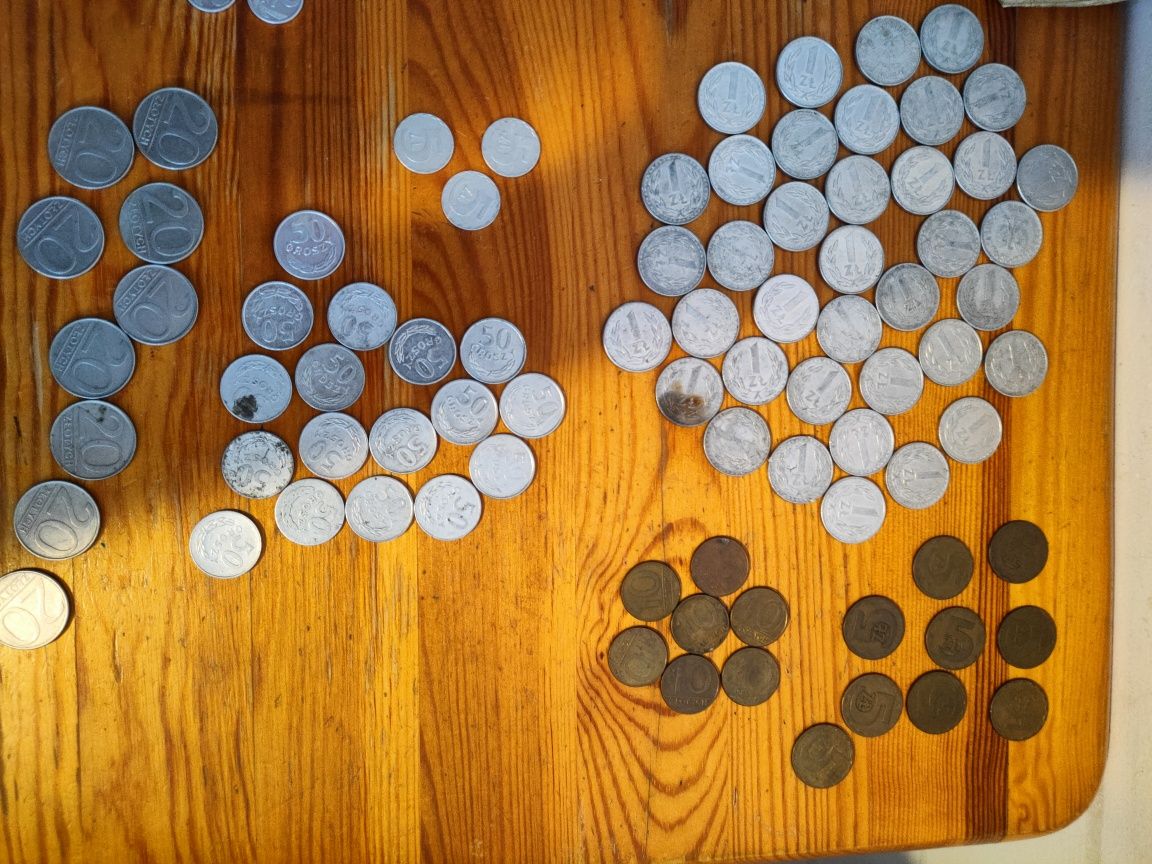 Monety i banknoty z PRL zestaw obiegowe i kolekcjonerskie z królami