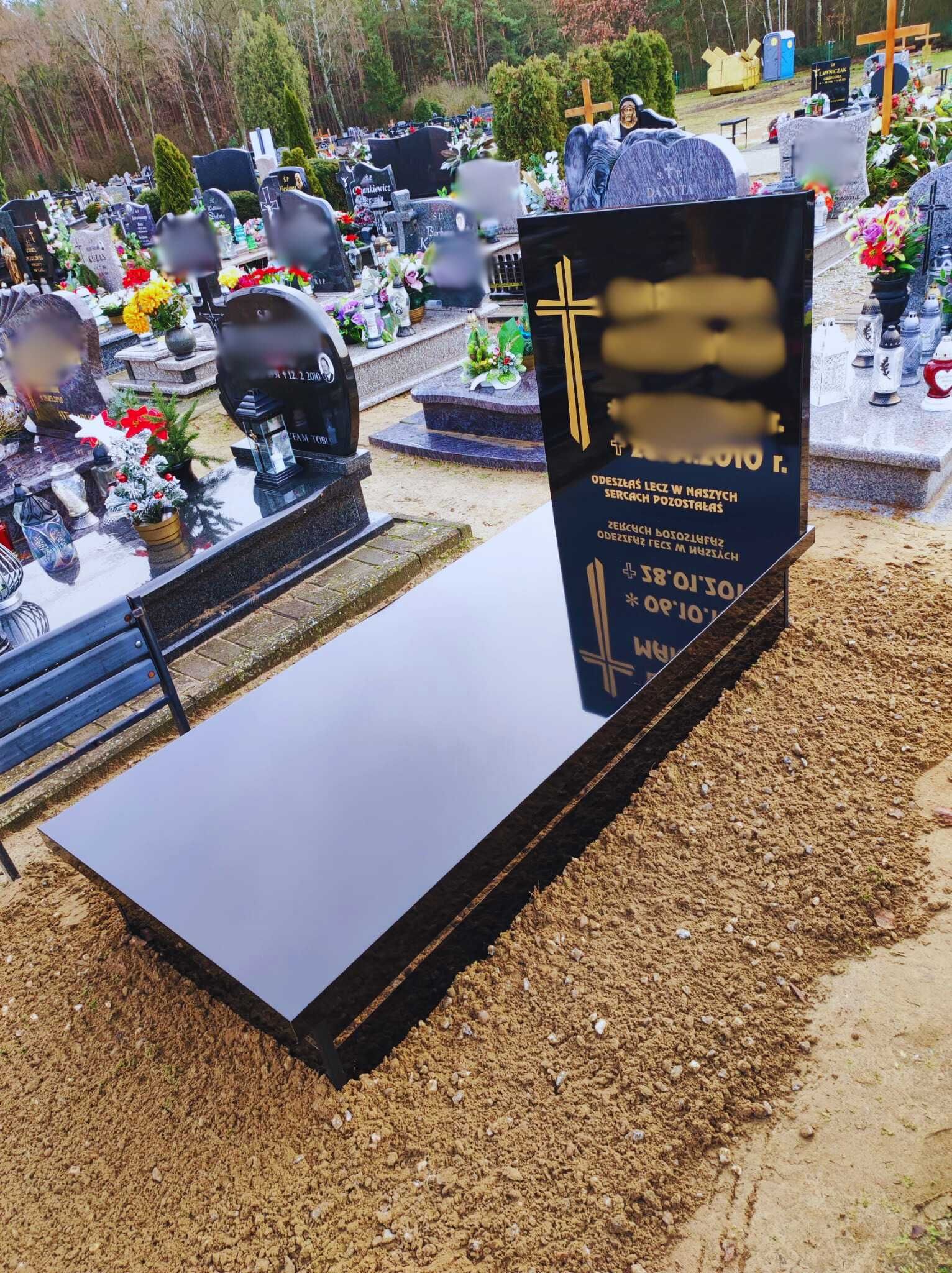 Pomniki z kompozytu. Tania alternatywa dla granitu. 2695zł.
