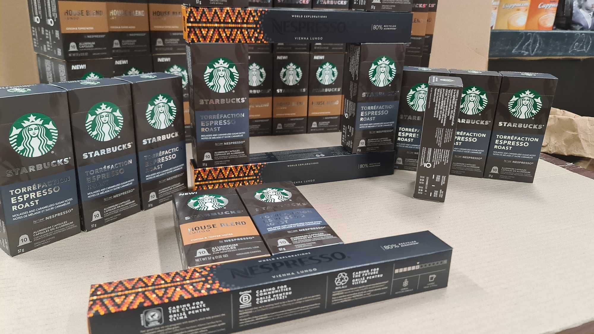 Капсулы катриджи для кофемашин Nespresso Starbucks ОРИГІНАЛ