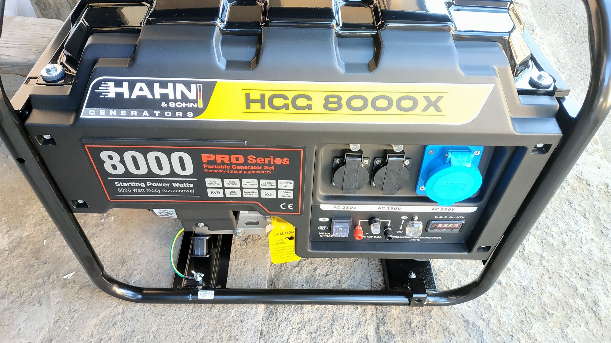 Генератор Hahn & Sohn Benzin Generator HGG 8000X