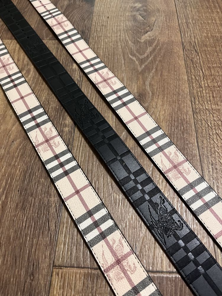 Ремень burberry монограмный двухсторонний