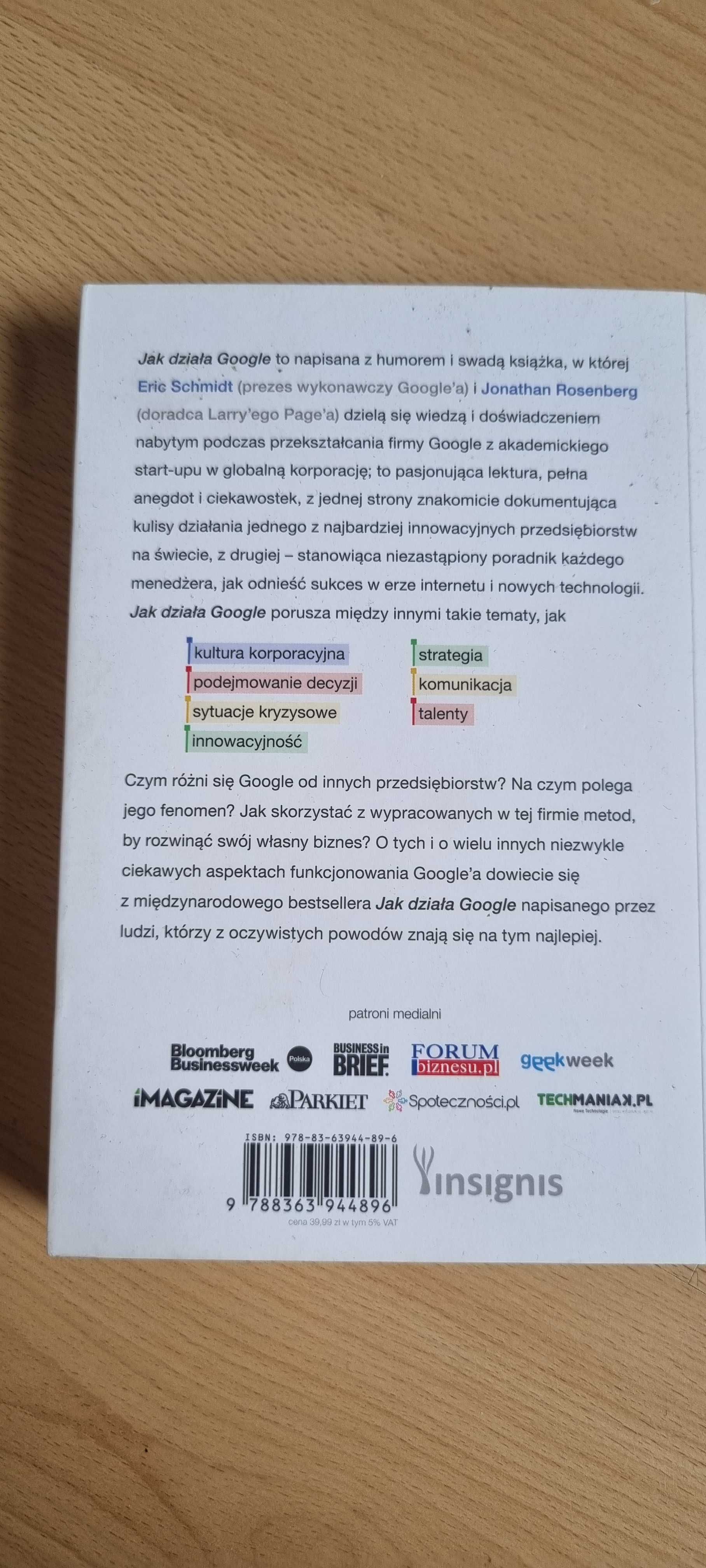 jak działa google Erich Schmidt Jonathan Rosenberg