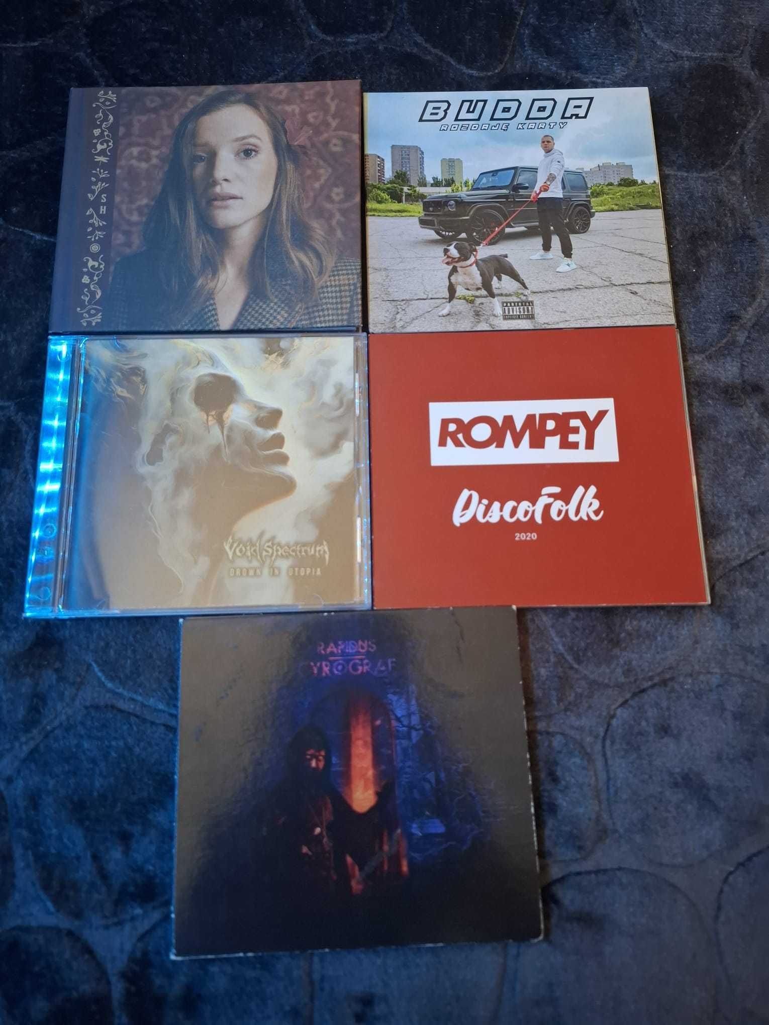 5x Płyt CD M.in (Sanah- Dwoje ludzieńków, Budda- Rozdaje Karty itp.)