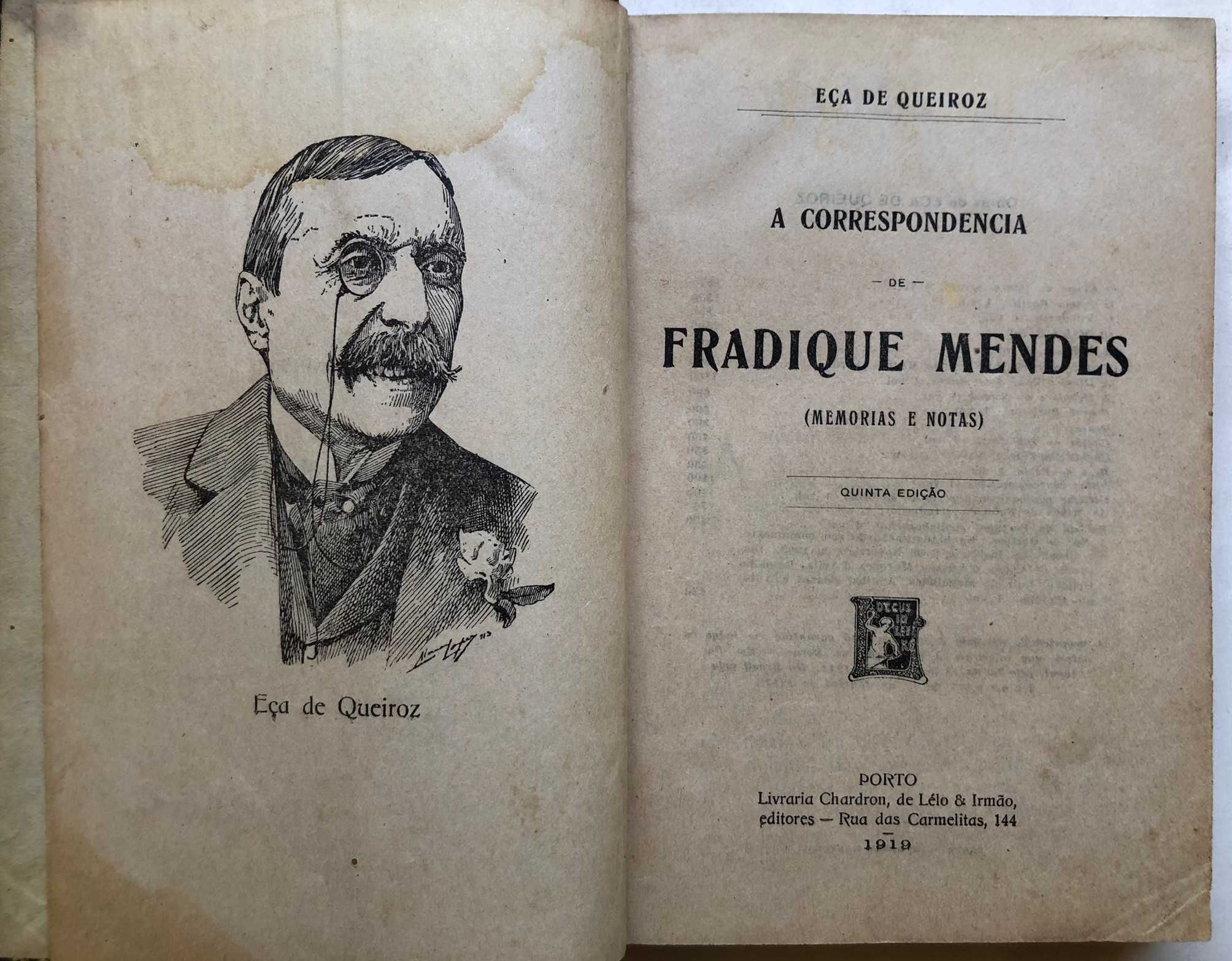 A Correspondência de Fradique Mendes - Eça de Queiróz_1919