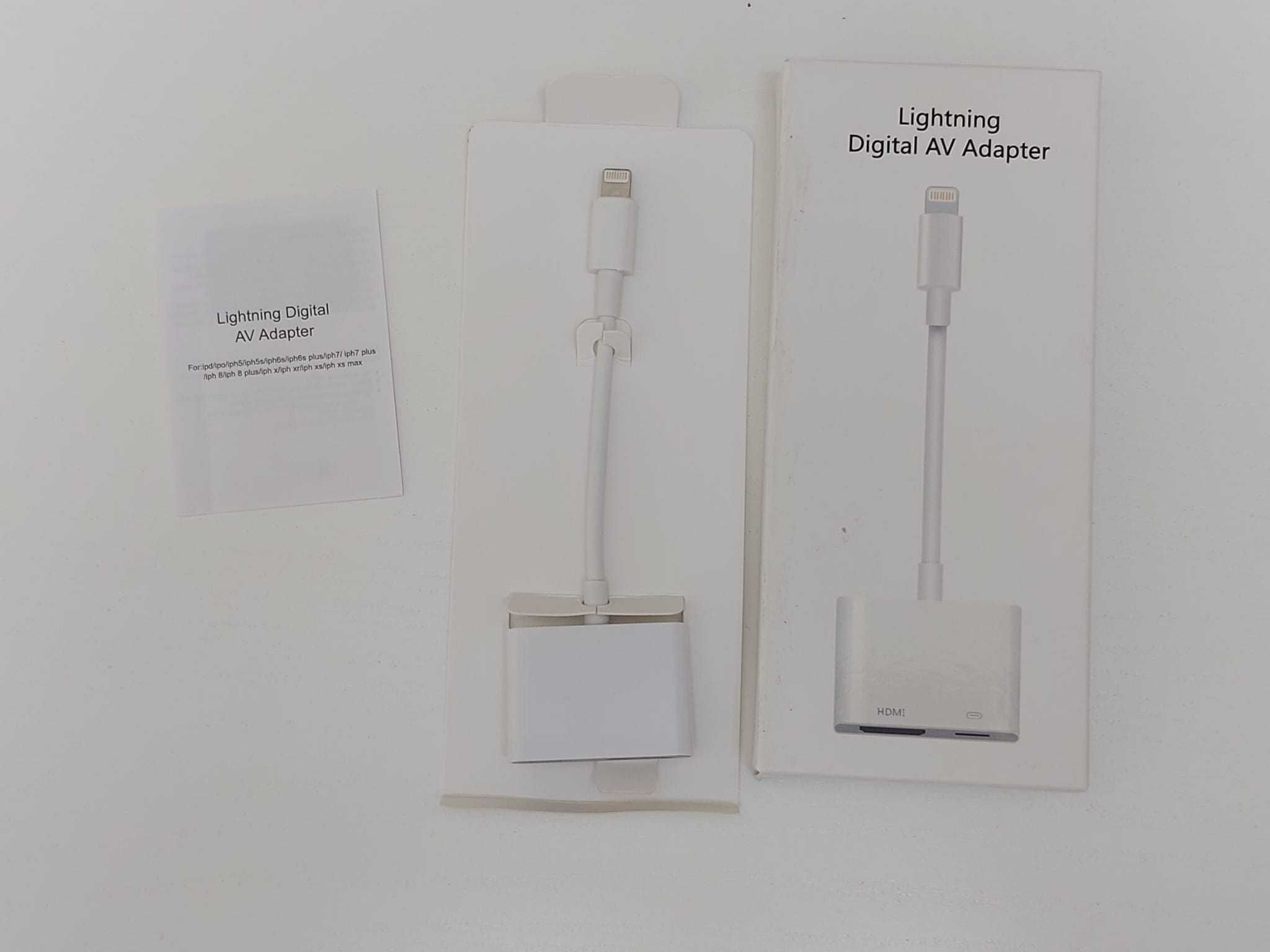 Przejściówka adapter Lightning na cyfrowe AV iPhone